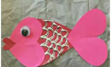 کاردستی ماهی با کاغذ رنگی
