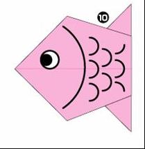 اوریگامی ماهی 1