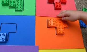 تقویت مهارتهای ریاضی - بازی پازل با بلوک های خانه سازی