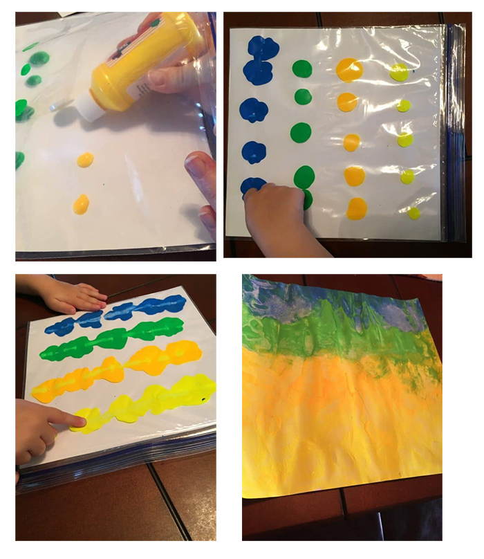 خلاقیت ترکیب رنگها برای کودکان
