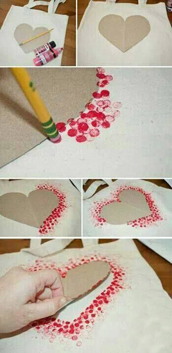 خلاقیت - نقاشی قلب 