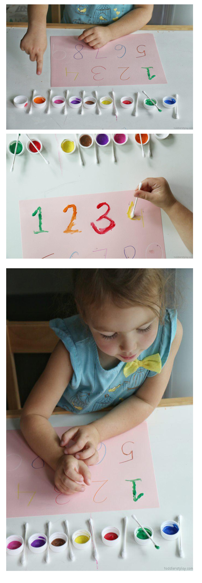 مهارتهای ریاضی-آموزش اعداد با رنگ و گوش پاک کن