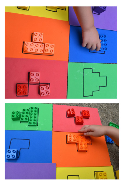 تقویت مهارتهای ریاضی - بازی پازل با لگوهای خانه سازی
