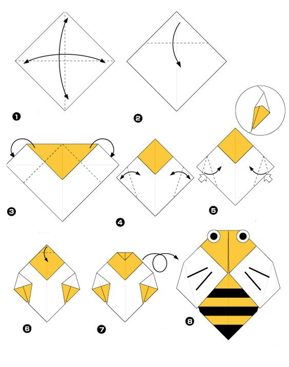 اوریگامی زنبور